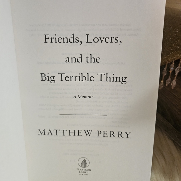 Matthew Perry - Friends, Lovers, and the Big Terrible Thing Book NEW - Picture 10 of 12
